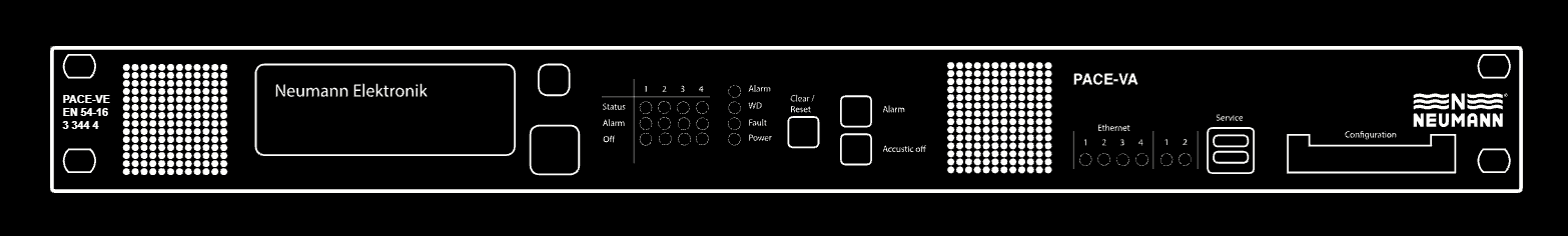 PACE-VA EN 54-16 Voice alarm center unit
